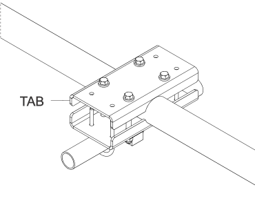 SonicAire Tubular Adaptor Bracket