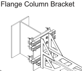 SonicAire Flange Column Bracket